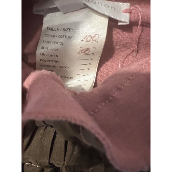 Denis Gagnon Skirt Womens S Silk Brown Layered Metallic Ruched Tie Waist Lined - Picture 4 of 9